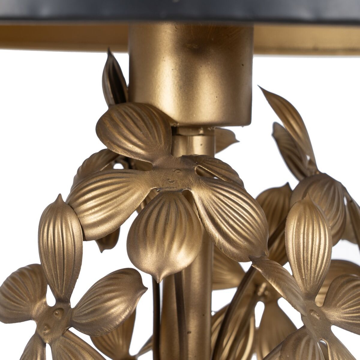 Lampadaire Noir Doré 30 x 30 x 168 cm